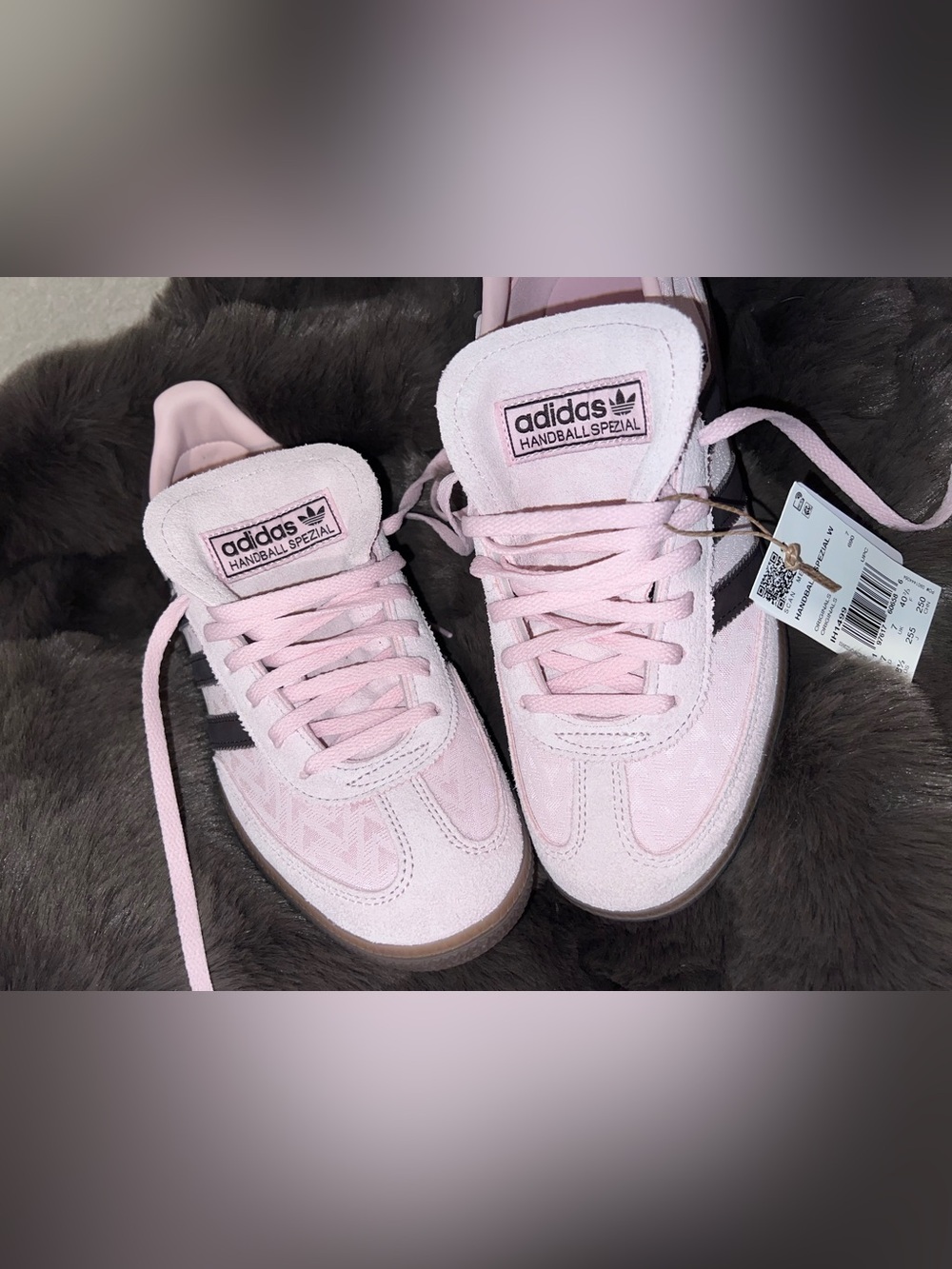 Adidas HANDBALL SPEZIAL Sandy Pink / Aurora Coffee / Gum Brown Women's 8.5